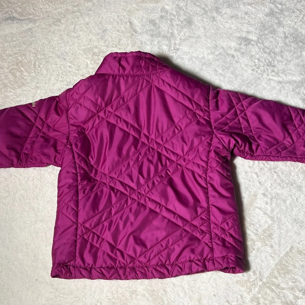 Columbia Kid’s Purple Quilted Lightweight Jacket SZ 4 Toddler - Picture 9 of 11